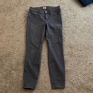Jcrew size 28 - grey stretch toothpick jeans